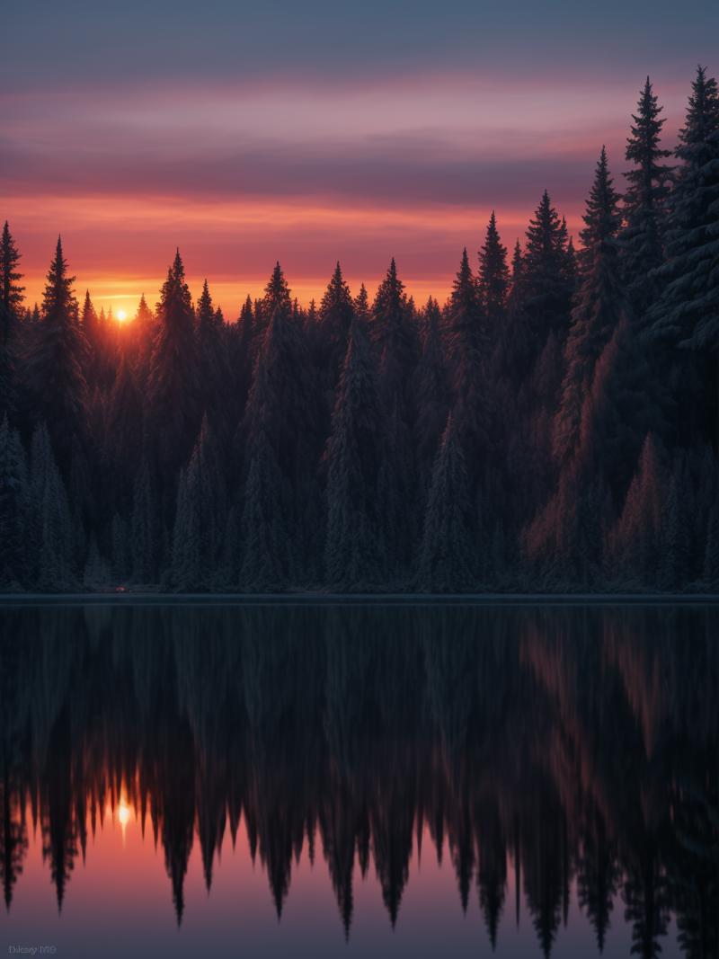 20966-2088249906-Photograph of a sunset over a lake with birds and trees, (good composition), (in frame), centered, 8k, 4k, detailed, attractive,.png